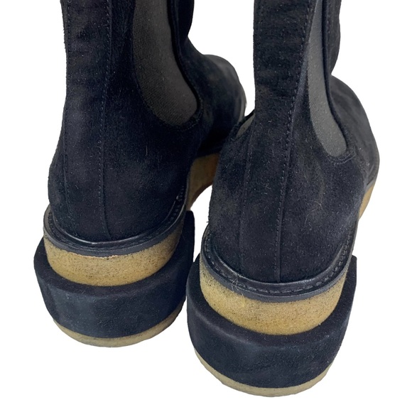 FRAME Platform Le Canon Cork-Inspired Platform Chelsea Boots Black EUR 40 - Picture 10 of 14